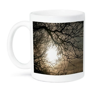 3dRose, Golden Sun Though a Tree, 11oz Mug