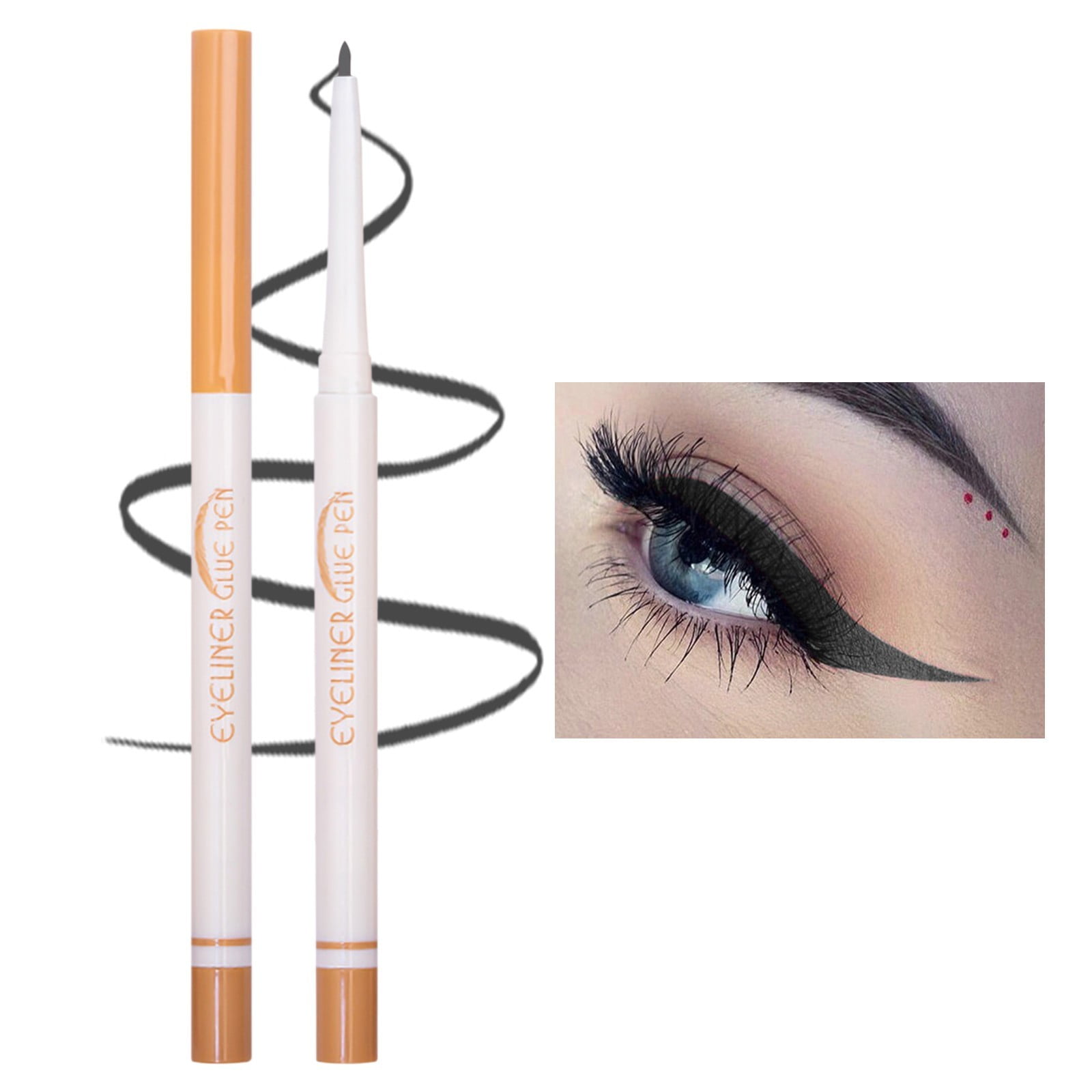 Concealer Glitter Liner for Eyes Cat Eye Makeup Stencil Vegan Vamp Face Chalk Eyelash Liner Sculpting Bar Eyelid Makeup Sanding Pencil Milk Concealer Violet Wand Amber Oil Highlighter Pencil Brow