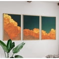 thumbnail image 1 of Golden Sunset Clouds Dramatic Sky Prints Set 3 Unframed Paper Print 20x30, 1 of 3