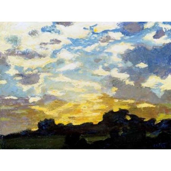 Golden Sunset Poster Print by Edward Henry Potthast (11 x 14)