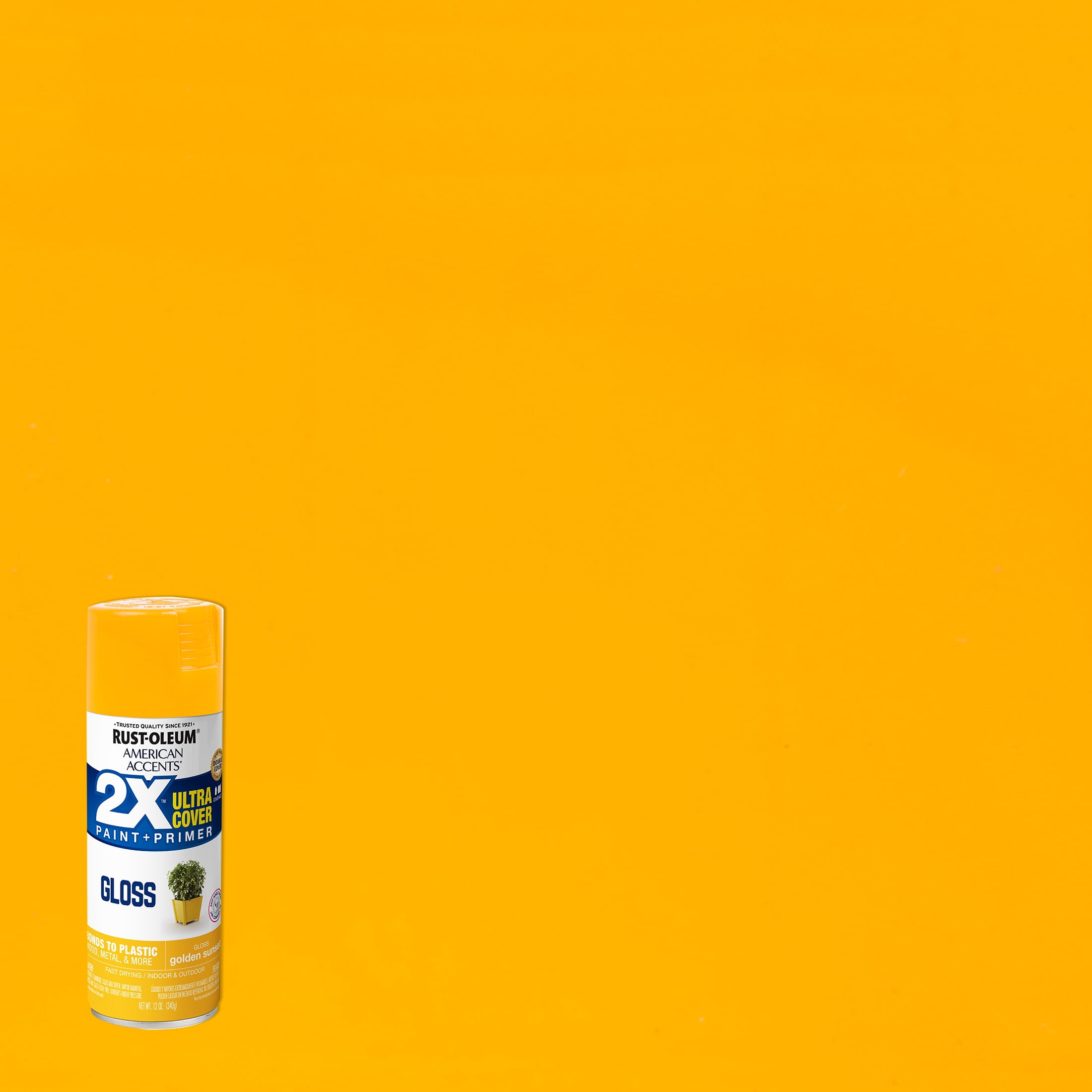 Golden Sunset, RustOleum American Accents 2X Ultra Cover Gloss Spray