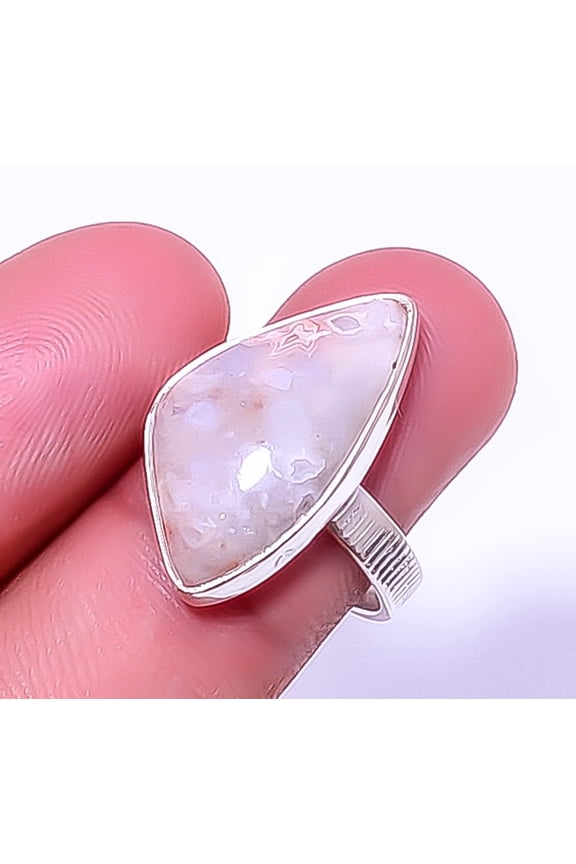 Golden Sunstone - Oregon Gemstone 925 Silver Plated Jewelry Ring s.9 R1982-17, Valentine's Day Gift, Birthday Gift, Beautiful Jewelry For Woman