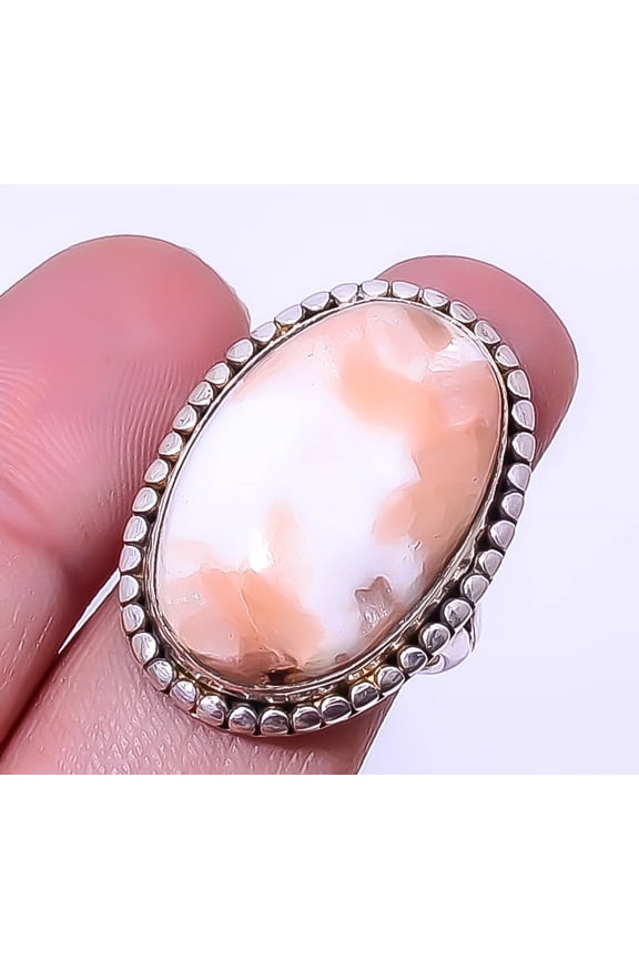 Golden Sunstone - Oregon Gemstone 925 Sterling Silver Handmade Jewelry Ring s.8 R1313-5, Beautiful Jewelry For Woman, New Year Sale, Valentin's Day Gi