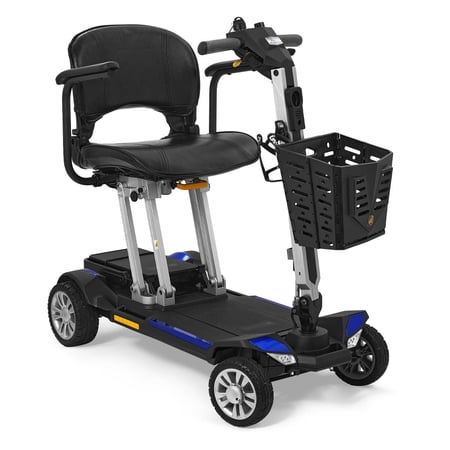 Golden Technologies Buzzaround Carry On FOLDING-FLAT Travel Mobility Scooter Blue