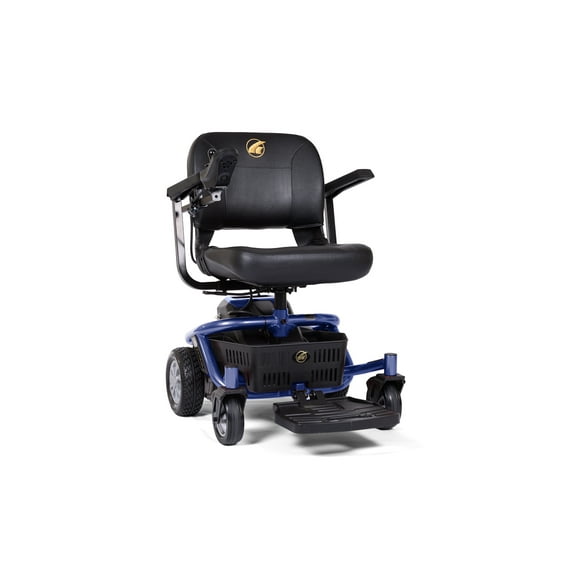 Golden Technologies LiteRider Envy Disassembling Travel Power Wheelchair Standard Seat - Blue