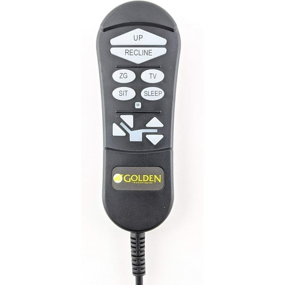 Golden Technologies and Ultra Comfort - Seat Lift Recliner Chair - Remote Hand Control - 11 Button - 5 Pin Connector - ZKAD5