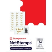 Summer Flower NetStamps 120 ct - Blank Postage Labels - NOT Forever Stamps