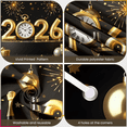thumbnail image 1 of Golden Theme New Year Banner Elegant Design Countdown Clock Balloon Decoration for Party Celebration Event, 1 of 9