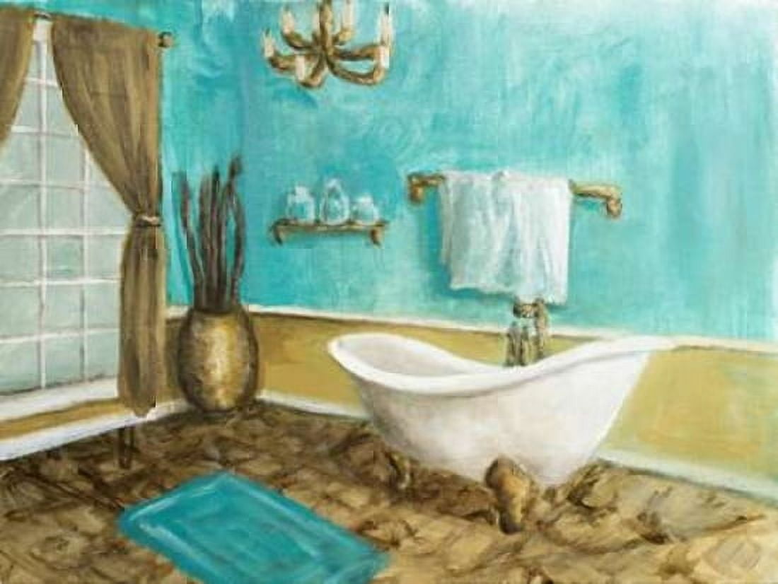 Golden Throne Room II Canvas Art - Walt Johnson (18 x 24)