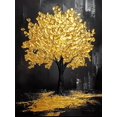 thumbnail image 1 of Golden Tree Decor Painting/Canvas Art， Suitable for Living Room， Bedroom， Office， Hotel， Bar and Gallery Decoration， Modern Home Wall Art, 1 of 8