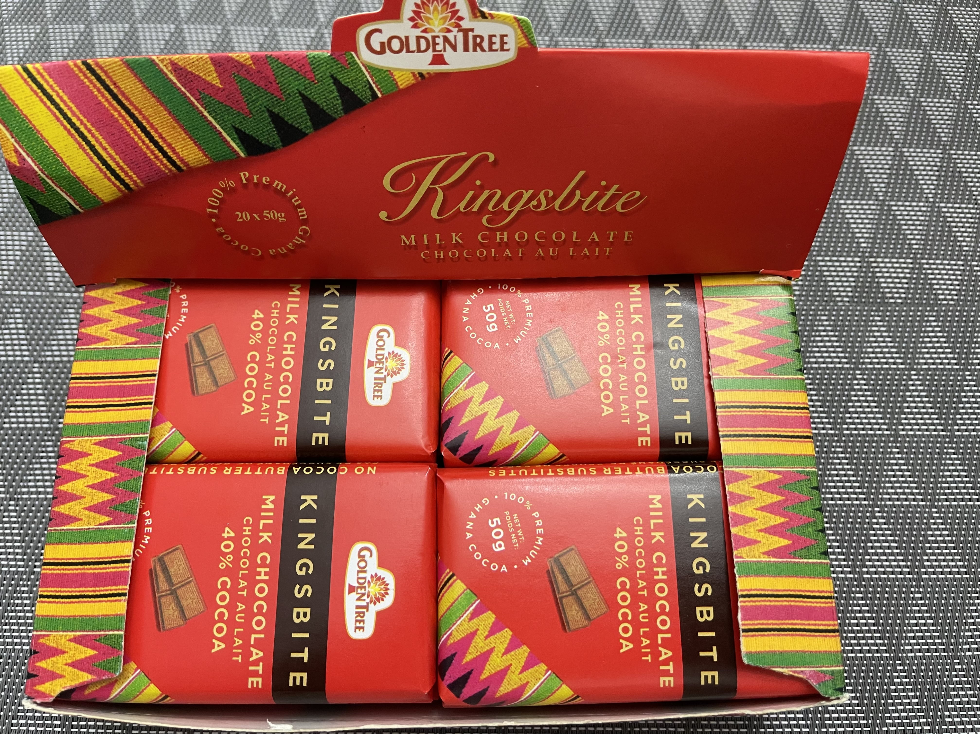 Golden Tree Kingsbite Milk Chocolate 50g