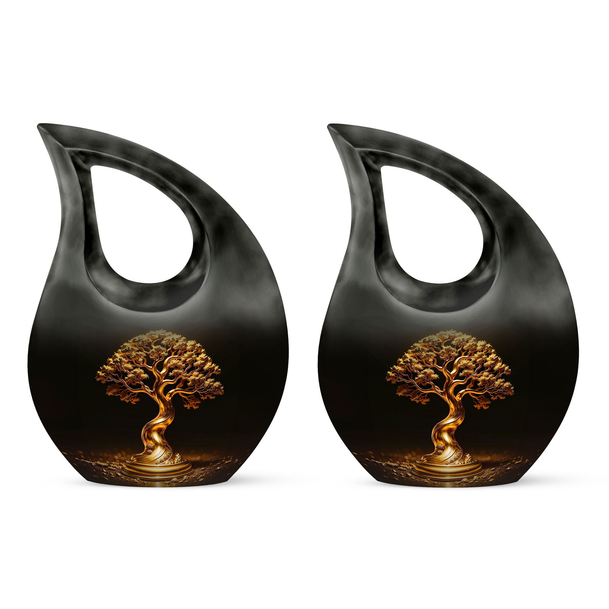 Golden Tree Of Life Urn - Urn For Ashes Adult Male - Adult Cremation ...