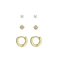thumbnail image 1 of Golden Trio Starburst Stud Earring Pack, 1 of 6