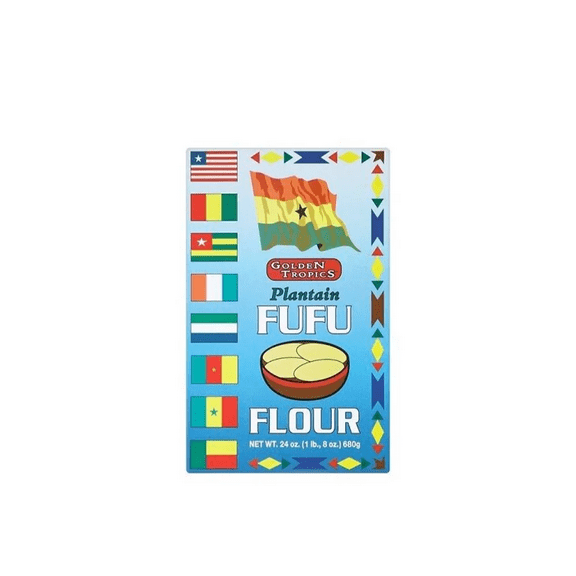 Golden Tropics Plantain Fufu Flour 24oz (680g)