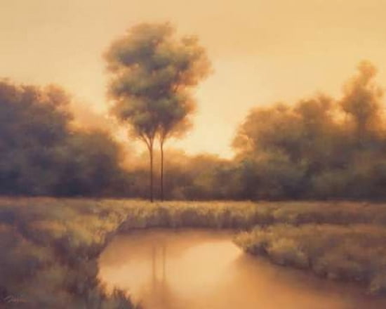 Golden Twilight Canvas Art - Darlou Gams (24 x 30)