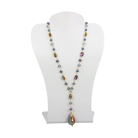 MGR! My Gems Rock Twilight Golden Crystals Necklace, 1 Piece