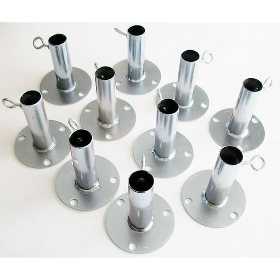 Golden Valley Tools & Tarps 10pc - 1 3/8" (FVFP) ~ Short Foot PAD/Baseball Batting CAGE Base Plate C