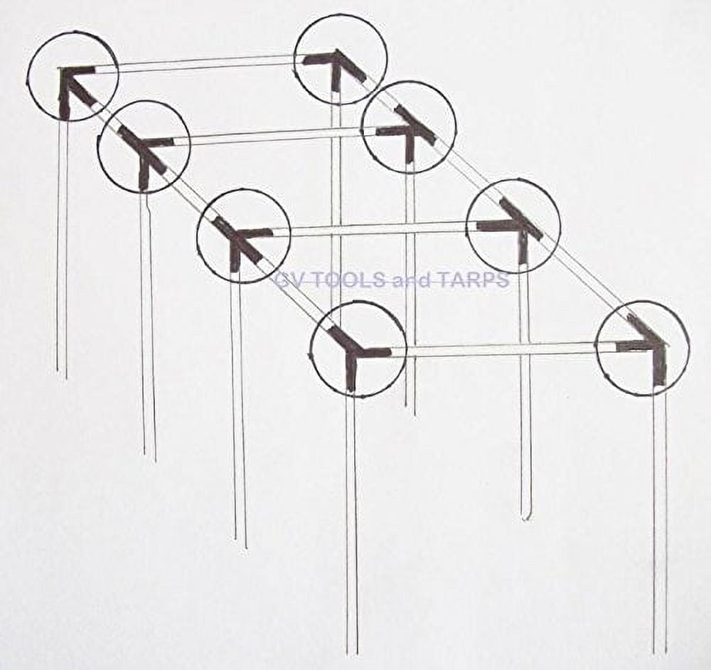 Building a batting cage with schedule 40 pipe
