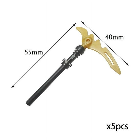 Golden Weapon for Phantom Ninja Figure Building Block Golden Weapons Shuriken Kunai Action Figures Bricks Toys