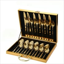 Golden Western Food Gift Box Set Tableware Set For Home Kitchen Restaurant Hotel Gatherings Picnic Dining