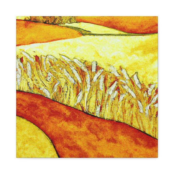 Golden Wheat Fields - Canvas