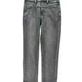 thumbnail image 1 of Golden Win Collection Womens High Waisted Straight Leg Jeans, Grey, 28, 1 of 3