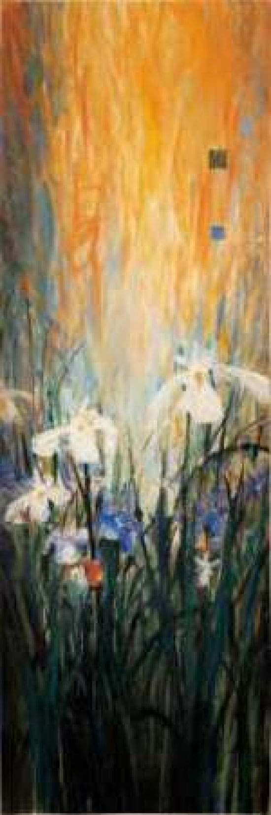 Golden Winged Garden I Canvas Art - Don Li-Leger (8 x 24)