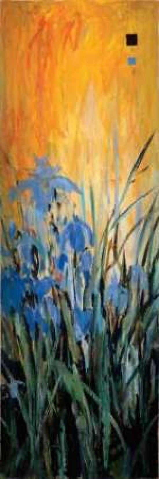 Golden Winged Garden II Canvas Art - Don Li-Leger (12 x 36)