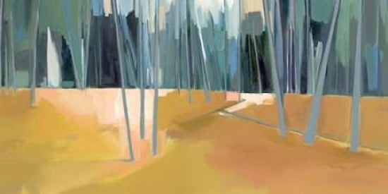 Golden Woods Canvas Art - Charlotte Jordan (24 x 48)