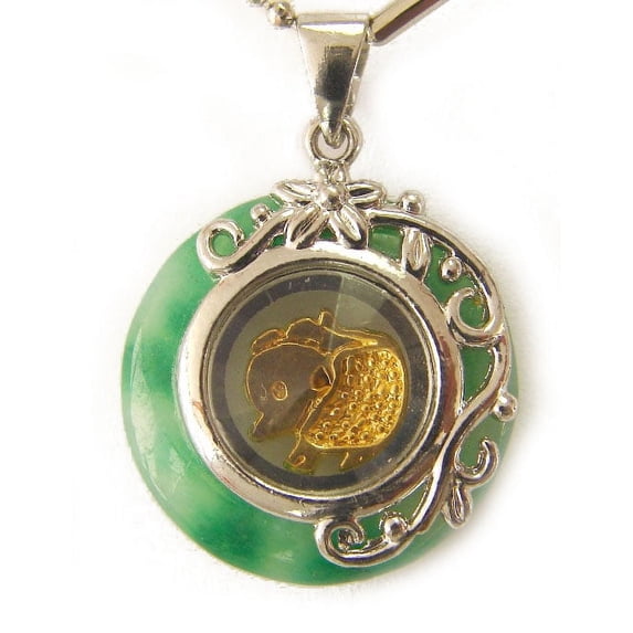 Golden Zodiac Pendants-pig