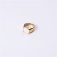 thumbnail image 1 of Golden Square Ring for Women Stainless Steel Long-Lasting Color No Allergy No Rust Exquisite Shape Jewelry Women's Fashion Ring Golden Finish, 1 of 9