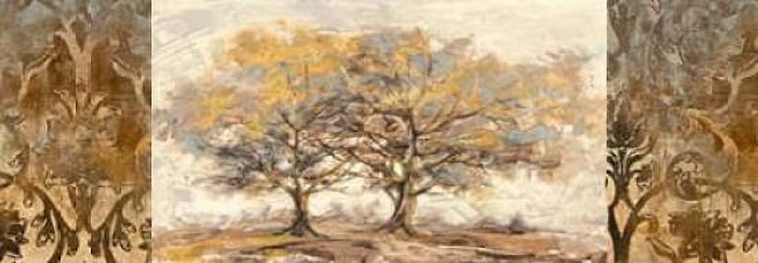 Golden trees Canvas Art - Lucas (10 x 20)