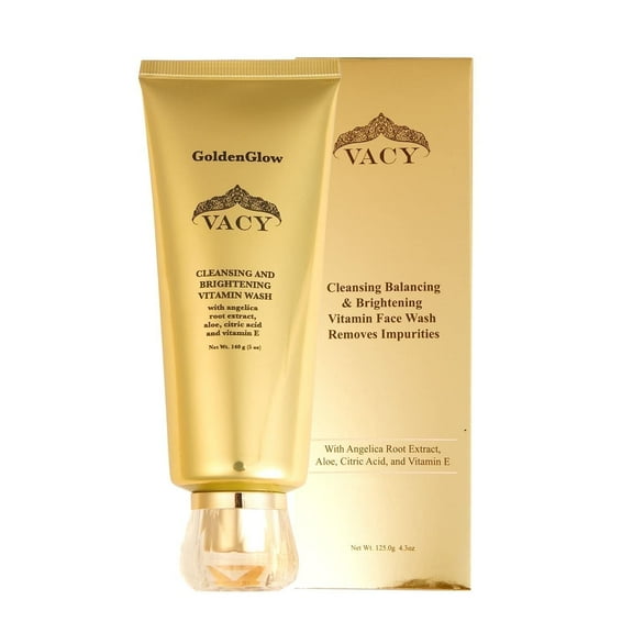 VACY GoldenGlow Cleansing and Balancing Vitamin Face Wash, 6.7 fl oz