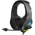 thumbnail image 1 of GoldenPlayer Gaming Headset with Microphone for PS5, PS4 Headset with Mic, Xbox One Headset, Gaming Headphones with mic, Wired Headsets for PC Laptop with Stereo Surround Sound & LED Light, 1 of 6