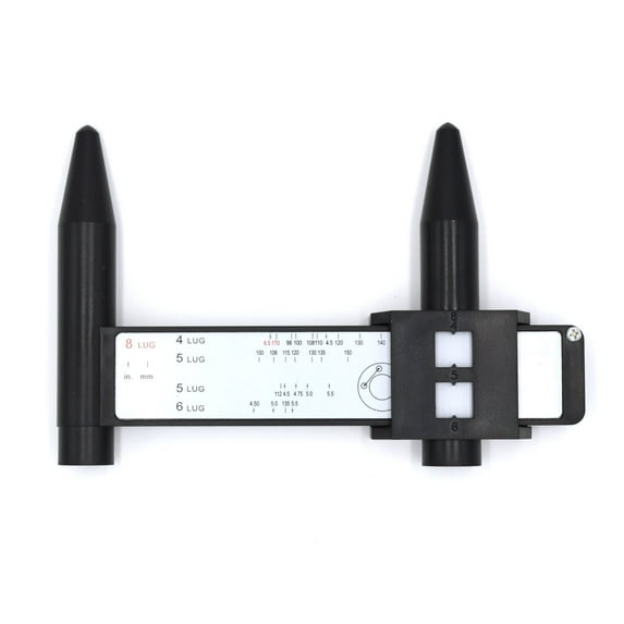 GoldenSunny Wheel/Stud Bolt Pattern Measuring Tool/PCD Ruler - 4 5 6 8 ...