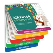 Goldencivetcat 1pc Air Fryer Cheat Sheet Magnets Cooking Guide Booklet Air Fryer Magnetic Cheat Sheet Set Cooking Times Chart Cookbooks Air Fryer Accessories Oven Cooking Pot Temp Gui