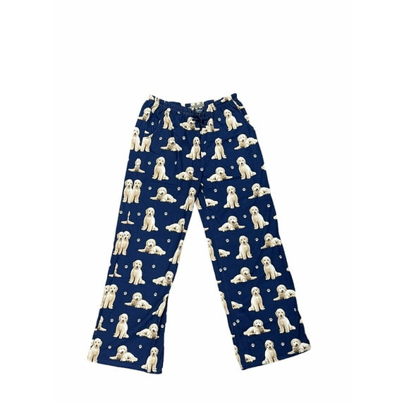 Goldendoodle #027 Unisex Lightweight Cotton Blend Pajama Bottoms Super Soft and Comfortable Perfect for Goldendoodle Gifts