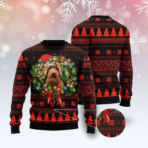 Goldendoodle 3D Christmas Sweater, Funny Xmas Sweater, Sweater Xmas