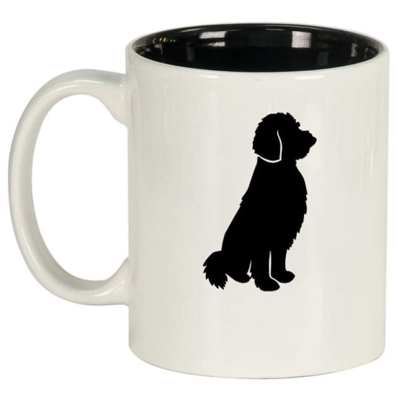 Goldendoodle Ceramic Coffee Mug Tea Cup Gift for Her, Him, Women, Men, Wife, Husband, Mom, Dad, Grandma, Family, Friend, Cute, Birthday, Housewarming, Anniversary, Puppy, Dog Lover (11oz White)