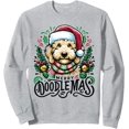thumbnail image 1 of Goldendoodle Christmas Cute Doodle Dog Sweatshirt, 1 of 4