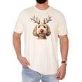 thumbnail image 1 of Goldendoodle Christmas Reindeer Unisex Shirt Doodle Dog Owner Festive Holiday Graphic Tee Ivory Shirt Adult Small, 1 of 4