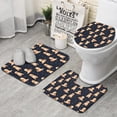 thumbnail image 1 of Goldendoodle Dog Bathroom Rugs Sets 3 Piece,Toilet Cover Set,Absorbent Non Slip Bathroom Mats Sets with U-Shaped Contour Rug Toilet Rug Set, 1 of 5
