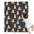 thumbnail image 1 of Goldendoodle Dog Blanket,Comfortable Soft Flannel Throw Blanket,All Season,Warm Lightweight Blankets for Sofa Bed Couch Living Room Chair,30"x40"(80x100cm), 1 of 4