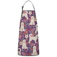 thumbnail image 1 of Goldendoodle Dog and Flower Floral Apron-Garden Aprons for Women with Pockets-Cotton Linen Waterproof Kitchen Cooking Gardening Aprons Adjustable for Kitchen,Cooking,BBQ and Salon 33x27 Inch, 1 of 7