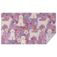 thumbnail image 1 of Goldendoodle Dog and Flower Floral Rectangle Tablecloth 60"x102",Waterproof Polyester Rectangle Table Cloth, Wipeable Spillproof Polyester Tablecloth for Dining, Camping, Indoor and Outdoor, 1 of 6