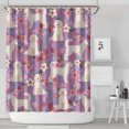 thumbnail image 1 of Goldendoodle Dog and Flower Floral Shower Curtain 72"x84" ,Bathroom Decorative Shower Curtains Set with 12 Hooks,Modern Waterproof Washable Shower Curtain, 1 of 6