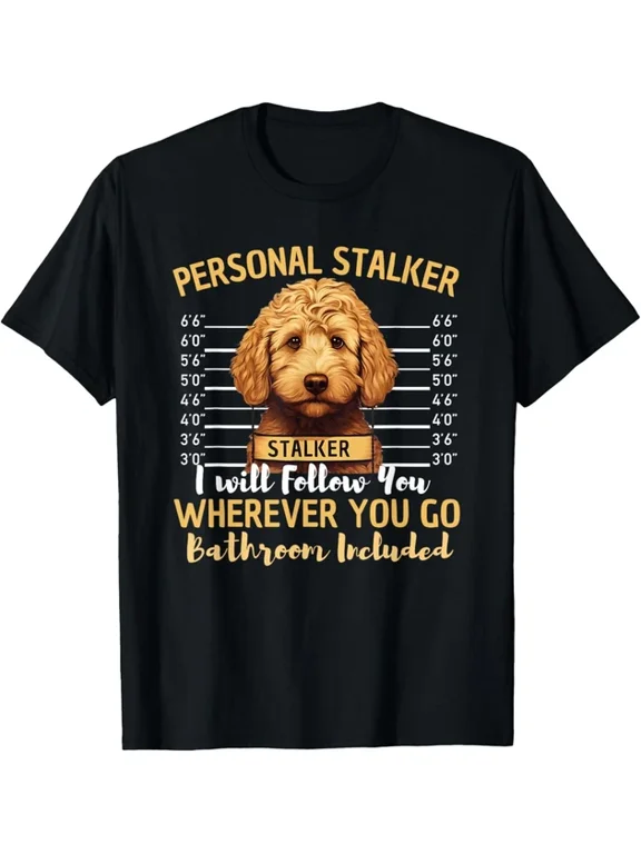 Goldendoodle Dog Lover Everyday Casual Graphic T-shirt