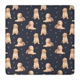 thumbnail image 1 of Goldendoodle Dog Square Fitted Tablecloth with Elastic Edge,Square Table Cover,Washable Elastic Table Cover for Home Kitchen Party Decor 36"x36", 1 of 6