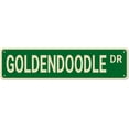 thumbnail image 1 of Goldendoodle Dr Street Signs, Metal Tin Signs, Goldendoodle Decor Goldendoodle Sign Dog Gift, Wall Decor for Home/Bedroom/Man Cave 16x4 Inch, 1 of 4