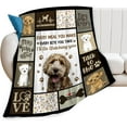 thumbnail image 1 of Goldendoodle Gifts Dog Throw Blanket Soft Fleece Flannel Bedding Golden Doodle Gifts for Owner Women Girls Lovers Adults Boys Girls Stuff Plush for Couch Sofa Bed Room Decor 40"X50", 1 of 6
